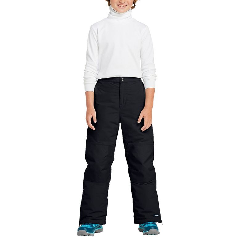 Lands' End Kids Slim Squall Waterproof Insulated Iron Knee Winter Snow Pants, 4 of 7
