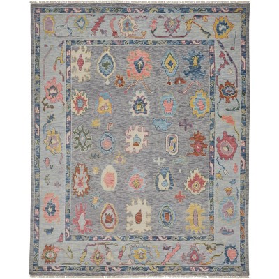 Karina Traditional Persian Blue/Gray/Red Area Rug
