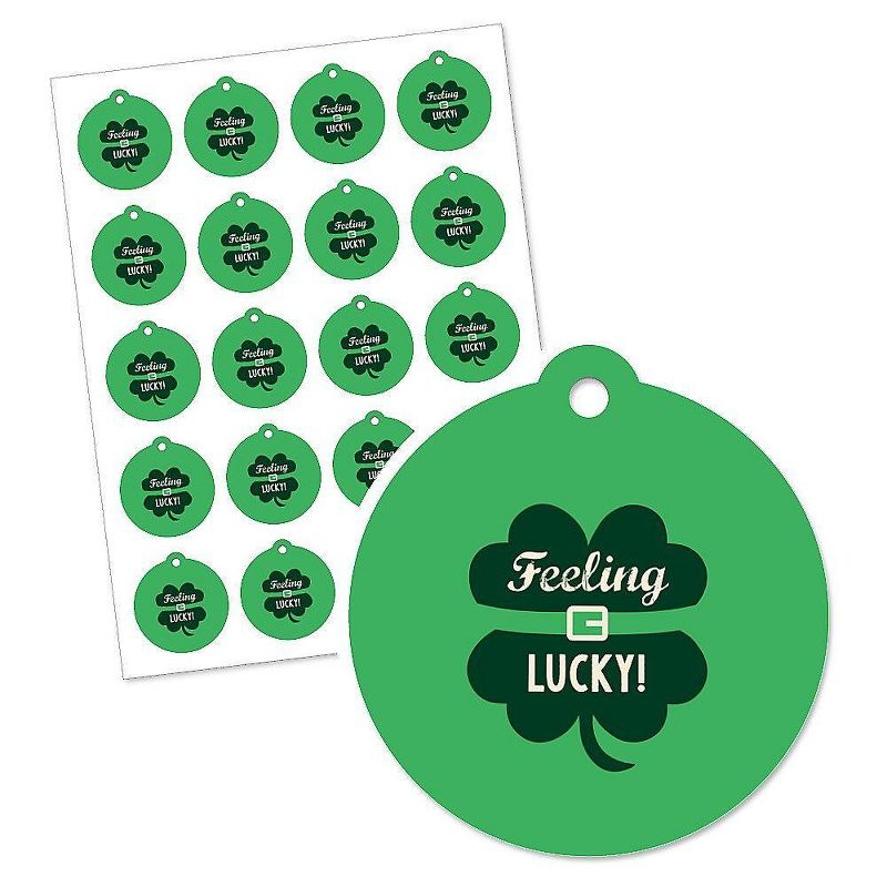 Big Dot of Happiness St. Patrick's Day - Saint Paddy's Day Party Favor Gift Tags (Set of 20), 2 of 5