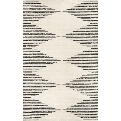Nuloom Romina Diamond Stripes Area Rug, 6' 7" X 9', Gray Target