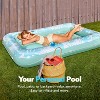 Sloosh Inflatable Pool Tanning Large Float Pool for Adults Outdoor Backyard Tanning Floaties Tanning Bed Extra Large - 4 of 4