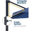 GustoWave 10x10Ft Offset Patio Umbrella with Base for Pool, Deck - 4 of 4