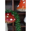 Ceramic Toadstool Wall Planters Set of 2 – 7" Tall Decorative Pots by Kalalou - 3 of 4