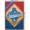 Trends International MLB Los Angeles Dodgers - 2025 World Series Team Logo Framed Wall Poster Prints - 3 of 4