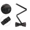 INSPIRE CHIC Men's PU leather Pre-tied Adjustable Bow Tie - 2 of 4