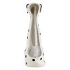 Allure Home Creations 2pc Dalmatian Ceramic Toilet Brush Holder with Plastic Brush Cleaning Accessories Set - 3 of 4