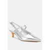 Abloom Kitten Heel Slingback Sandals - 2 of 4