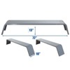 Trailer Fenders, 66" x 9.1" x 20" Steel Plate Tandem Axle Trailer Fenders, Heavy Duty Tandem Round Trailer Fenders,2PCS - 4 of 4