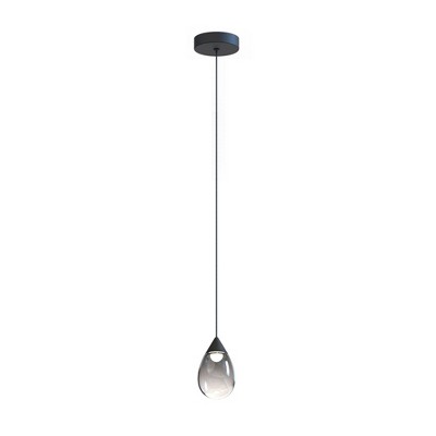 ET2 Lighting Dewdrop 1 - Light Pendant in  Black