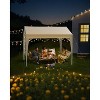 Instant Pop Up Canopy 7/10 FT, Waterproof Outdoor Tent with Heavy-Duty Steel Frame for Party, Market, Wedding & Camping, Includes Carry Bag - 2 of 4