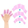 Unique Bargains Silicone Resistance Lightweight Aquatic Webbed Swimming Fins 2 Pairs - 4 of 4