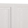 3-Set Wooden Door Sideboard Buffet Storage Cabinets with Adjustable Shelves - 93"Lx36"H - 4 of 4