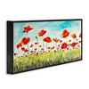 Stupell Industries Bright Red Poppies Meadow, 30" x 13" - 3 of 4