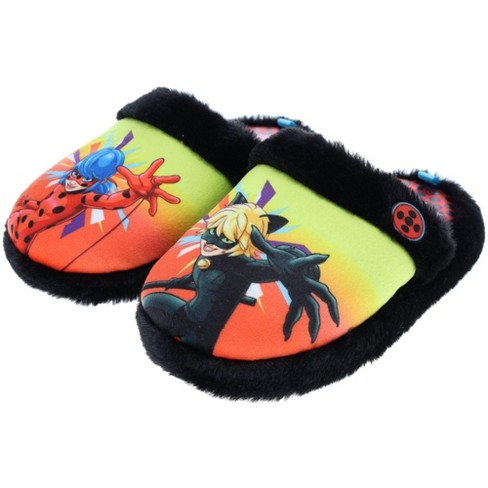 Miraculous Scuff Slipper For Kids Ladybug And Catboy Slip on Big Kid Size 1 2 Target