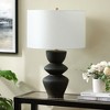 Hudson and Canal 25" Tall Table Lamp with Fabric Shade - 2 of 4