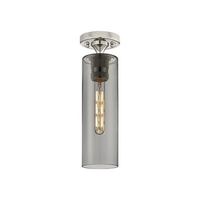 Crown Point - 1 Light Flush Mount In Industrial Style-15 Inches Tall and 3.88 Inches Wide