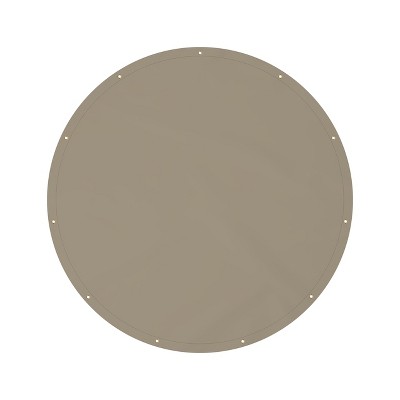 Covers&All Round tarp, 7 ft x 7 ft, Beige