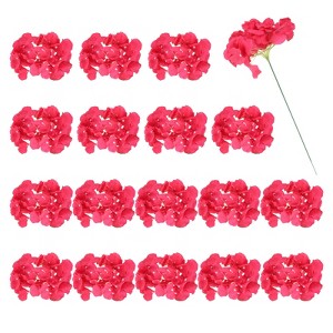 Unique Bargains Silk Realistic Handmade Artificial Flowers 30 Pcs - 1 of 4