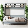 Mshliw Queen Size Murphy Bed with Sofa - Space Saving Wall Bed with Convenient Storage and Easy-to-Use Folding Mechanism - 3 of 4