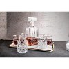 Fifth Avenue Highland Whiskey Decanter and Glass Set, 7-Piece Set for Liquor, Scotch, Wine, 6 Matching DOF Tumblers, Elegant Liquor Carafe w/ Stopper - 2 of 4