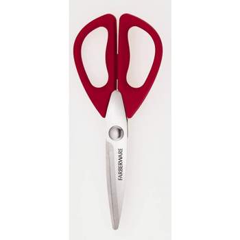 Stainless Steel Kitchen Shears With Soft Grip Dark Gray - Figmint