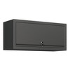 Alilang 29.53 Inch Overhead Wall-Mounted Storage Cabinet with Lift-Up Door and Sturdy Metal Construction-Black - 3 of 4