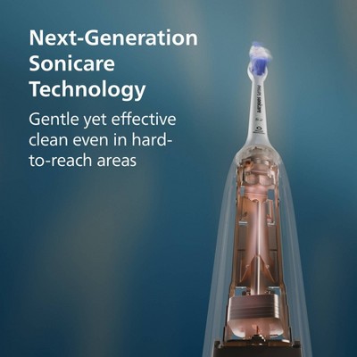 Philips Sonicare 6500 Rechargeable Electric Toothbrush with Travel Case and 2 Brush Heads - Light Pink