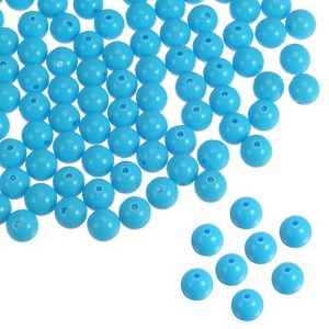 Unique Bargains Loose Craft DIY Earring Necklace Making Acrylic Round Beads 900 Pcs - 1 of 4