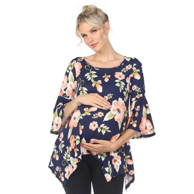 Maternity Roche Tunic -White Mark