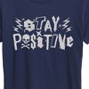 Women's - Instant Message - Stay Positive Punk Short Sleeve Graphic T-Shirt - 2 of 4