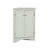 Chery Life Triangle Bathroom Storage Cabinet with Adjustable Shelves, Freestanding Floor Cabinet - 2 of 4