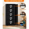 Metal Storage Cabinet with Lock,Steel Tool Cabinet with 4 Adjustable Shelves and 4 Adjustable Feet,Storage Organization for Home,Garage,Office,Shop - 2 of 4
