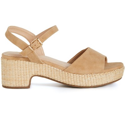Women's Plus Size WIDE FIT Visionary Platform - honey | CITY CHIC