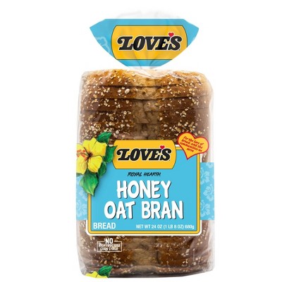 Love's Hearth Honey Oat Bran Bread - 24oz