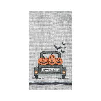 C&F Home Spooky Time Halloween Embellished Flour Sack Kitchen Towel