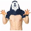Ask Me About My Polar Bear T Shirt Funny Zoo Animal Flip Up Tee - Crazy Dog Men's T Shirt - 2 of 4
