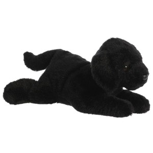 Aurora® Flopsie™ Blackie the Black Labrador Dog 12 Inch Stuffed Animal Plush - 1 of 4