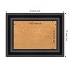 Amanti Art Grand Black Framed Corkboard, Natural Cork - image 4 of 4