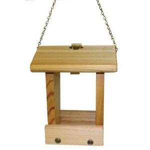 Stovall Cedar Mini Mixed Seed Hanging Hopper Bird Feeder - 1 of 3