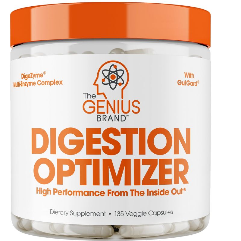 Genius Digestion Optimizer for Gas, Heartburn, & Constipation - The Genius Brand, 1 of 4