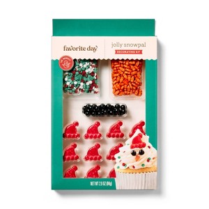 Holiday Snowman Decorating Kit - 2.9oz - Favorite Day™ - 1 of 3