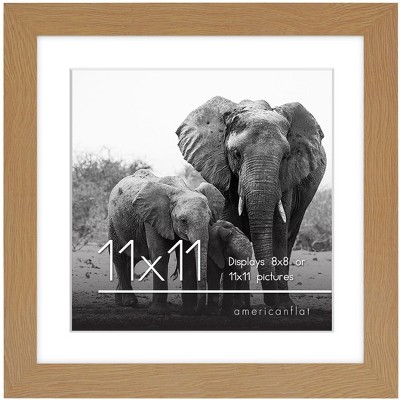 Americanflat Picture Frame with shatter-resistant glass - Available in a variety of sizes and styles