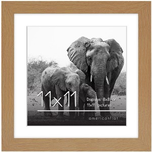 Americanflat Picture Frame with shatter-resistant glass - Available in a variety of sizes and styles - 1 of 4