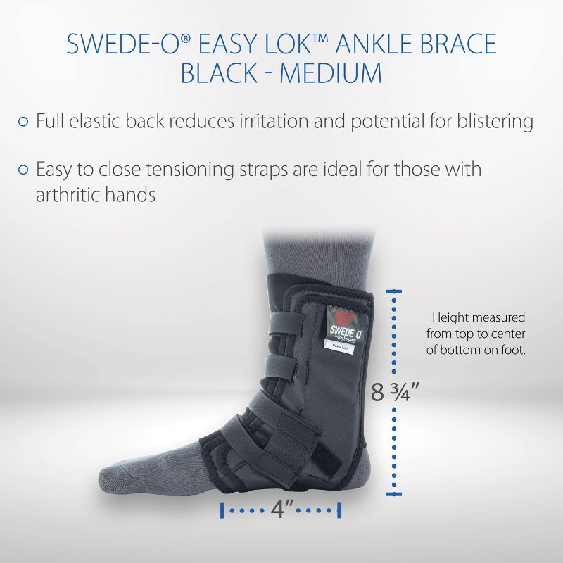 Core Products Swede-O Easy Lok Ankle Brace, 5 of 7