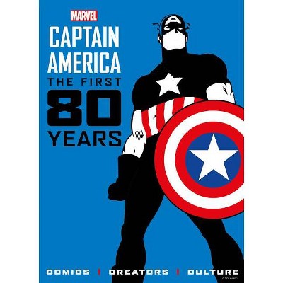 Marvel's Captain America: The First 80 Years - by  Titan Comics (Hardcover)