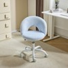 Karl Home |Duckling Yellow 21 inch W Small Office Chair Task Chair With Wheels - 2 of 4