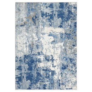 Washable Area Rugs, Large Modern Abstract Living Room Rug Soft Anti-Skid Thin Carpet Indoor Floor Carpets for Bedroom Dining Nursery Home Office - 1 of 4