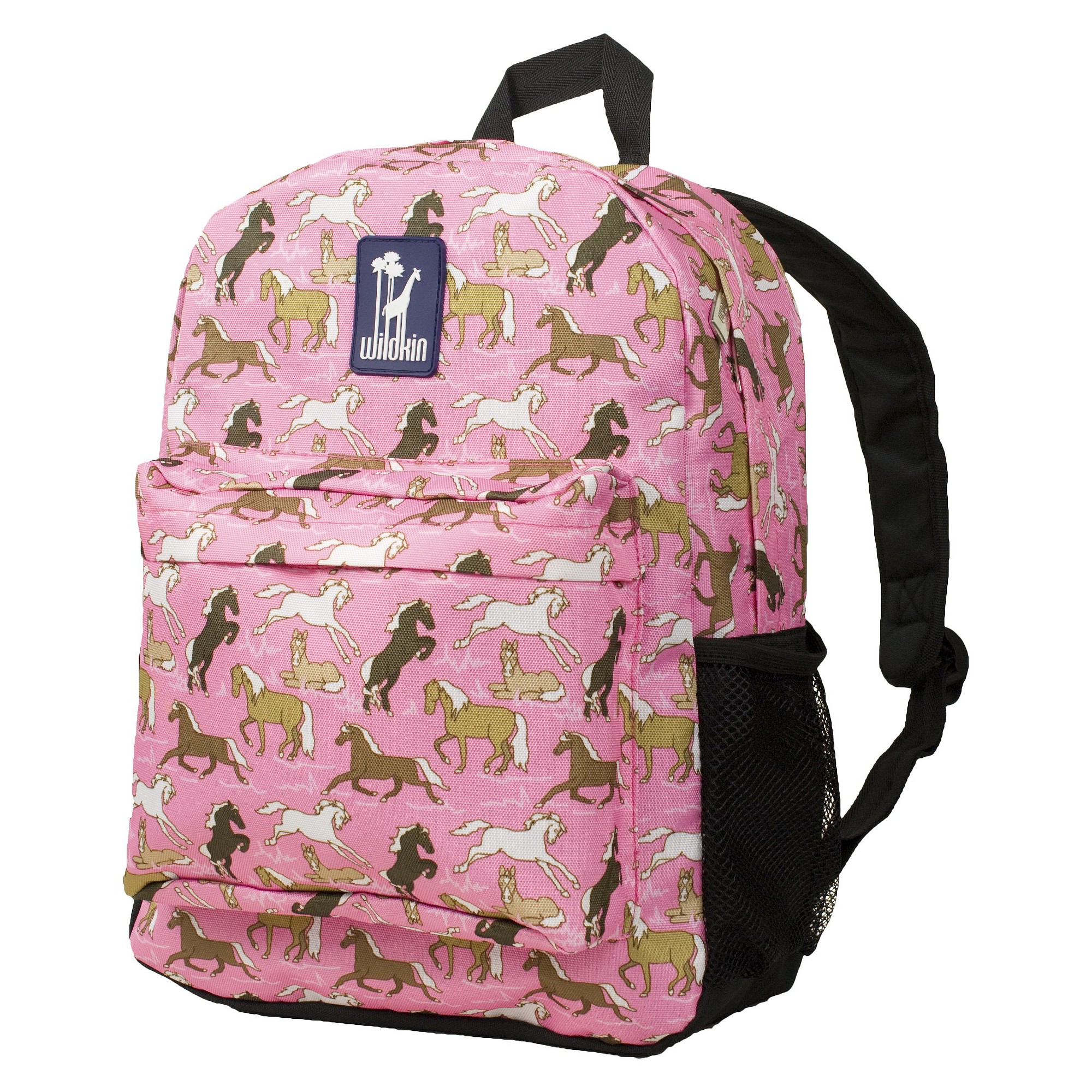 Wildkin Horses Crackerjack Kids' Backpack - Pink, Girl's, Size: Small