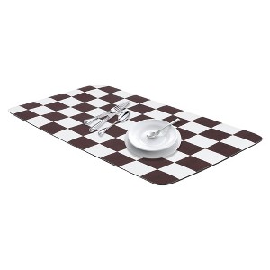 REGALWOVEN Diatomite Checkered Quick Drying Dish Drying Mat 1 Pc - 1 of 4