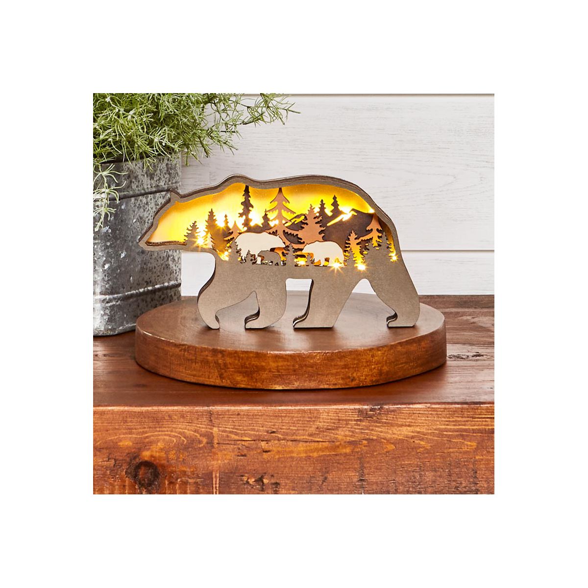 The Lakeside Collection Lighted Woodland Animals - - thumbnail 2